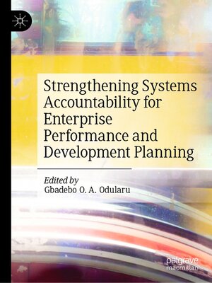cover image of Strengthening Systems Accountability for Enterprise Performance and Development Planning
